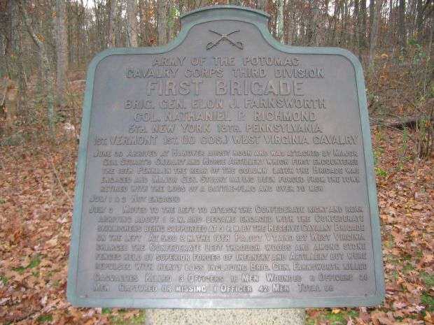 FIRST BRIGADE THIRD DIVISION CAVALRY CORPS WAR MEMORIAL