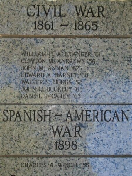 ALUMNI MEMORIAL PLAZA STONE C