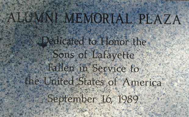 ALUMNI MEMORIAL PLAZA STONE A