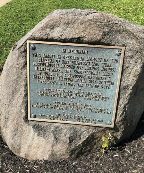ELIZABETHTOWN MEDAL OF HONOR WAR MEMORIAL