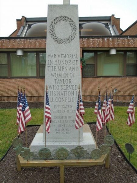 TAYLOR WAR VETERANS MEMORIAL