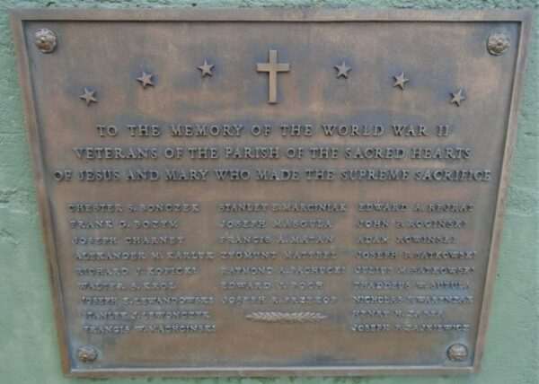 SACRED HEART WORLD WARS SUPREME SACRIFICE MEMORIAL CANNON PLAQUE B