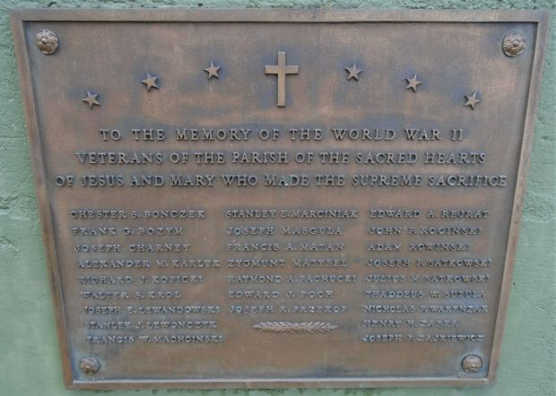SACRED HEART WORLD WARS SUPREME SACRIFICE MEMORIAL CANNON PLAQUE B