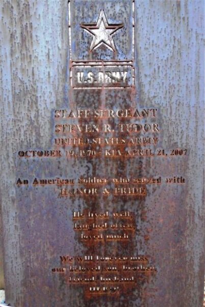 SCRANTON IRAQ WAR AND AFGHANISTAN WAR MEMORIAL PLAQUE E