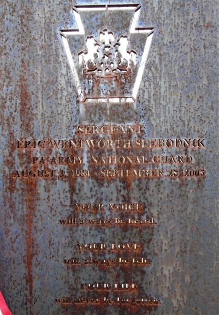 SCRANTON IRAQ WAR AND AFGHANISTAN WAR MEMORIAL PLAQUE C