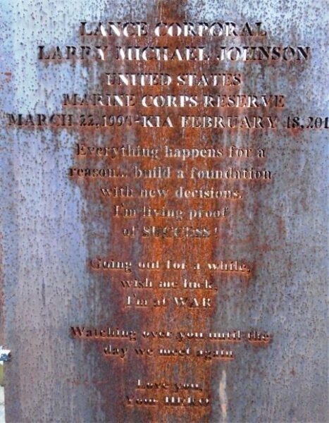 SCRANTON IRAQ WAR AND AFGHANISTAN WAR MEMORIAL PLAQUE A