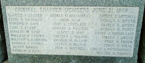 THOMAS A. SNOOK VFW POST 6520 MEMORIAL STONE A