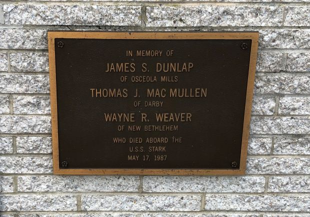 U.S.S. STARK MEMORIAL PLAQUE