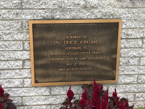 CPL. ERIK D. KIRKLAND MEMORIAL PLAQUE