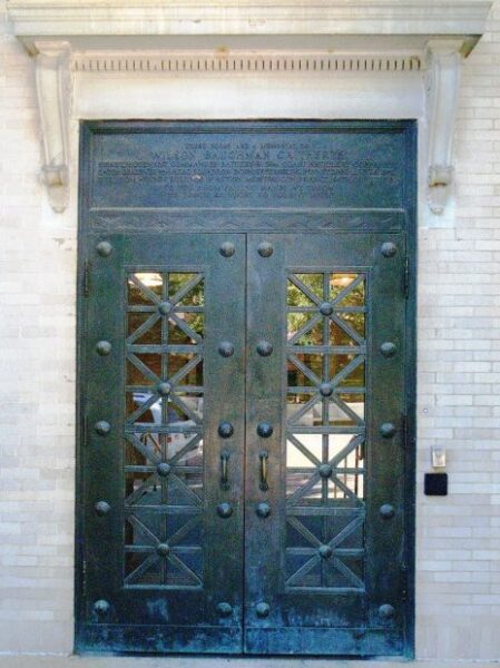 WILSON BAUGHMAN GAITHER ’15 WAR MEMORIAL DOORS