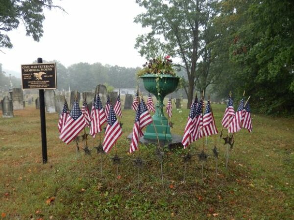 CIVIL WAR MOUND AND URN MEMORIAL