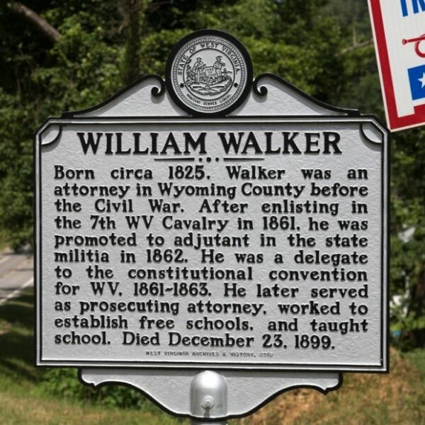 WILLIAM WALKER WAR MEMORIAL MARKER