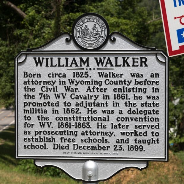 WILLIAM WALKER WAR MEMORIAL MARKER
