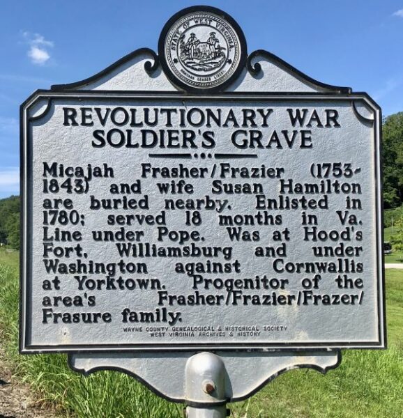 REVOLUTIONARY WAR SOLDIERS GRAVE MEMORIAL MARKER