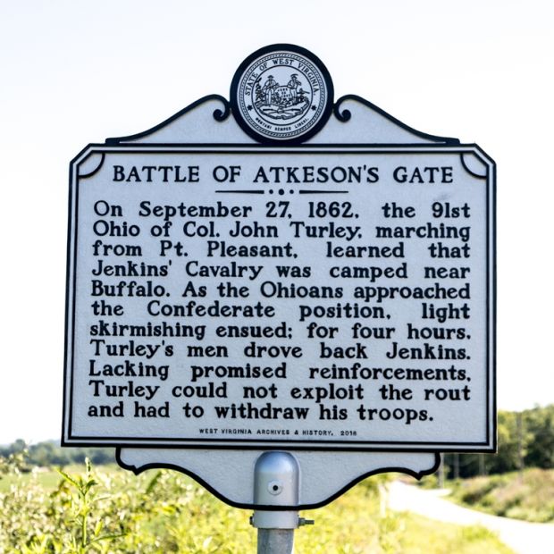 BATTLE OF ATKESON’S GATE WAR MEMORIAL MARKER