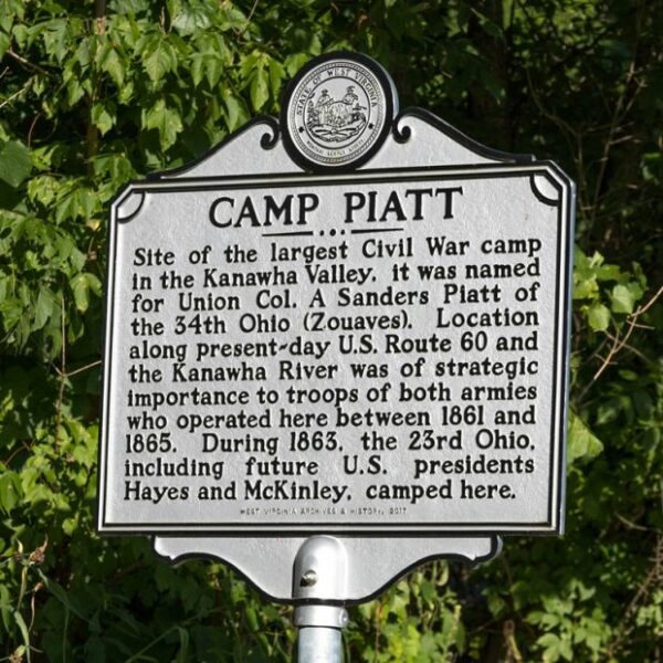 CAMP PIATT WAR MEMORIAL MARKER