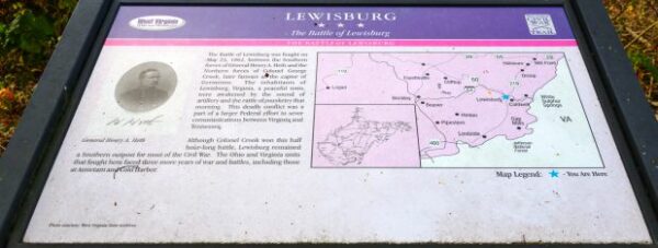 THE BATTLE OF LEWISBURG WAR MEMORIAL PANEL