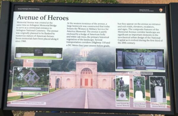 AVENUE OF HEROES WAR MEMORIAL PANEL