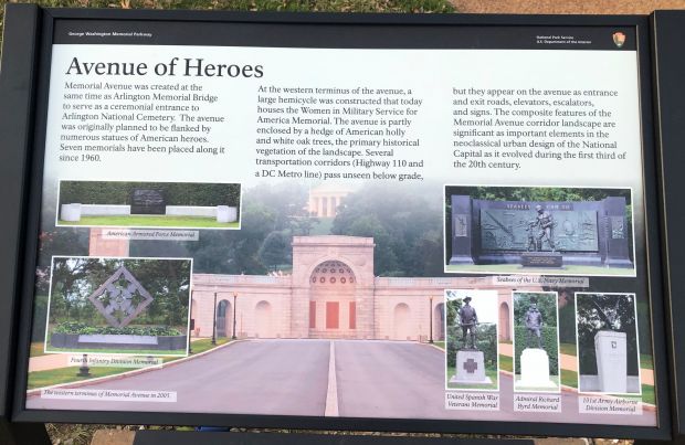 AVENUE OF HEROES WAR MEMORIAL PANEL