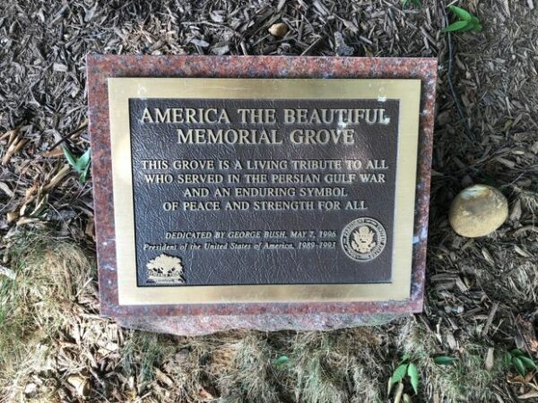 AMERICA THE BEAUTIFUL MEMORIAL GROVE