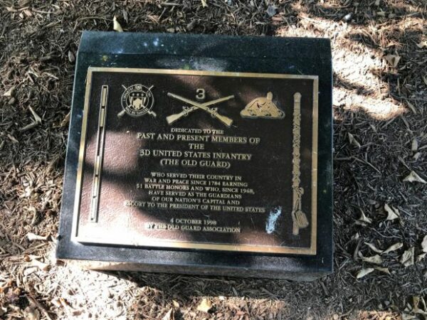3D UNITED STATES INFANTRY WAR MEMORIAL PLAQUE