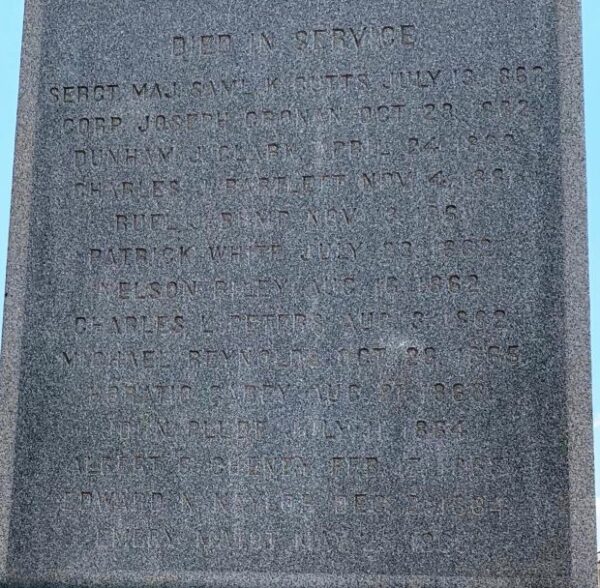 BRANDON CIVIL WAR MEMORIAL STONE C