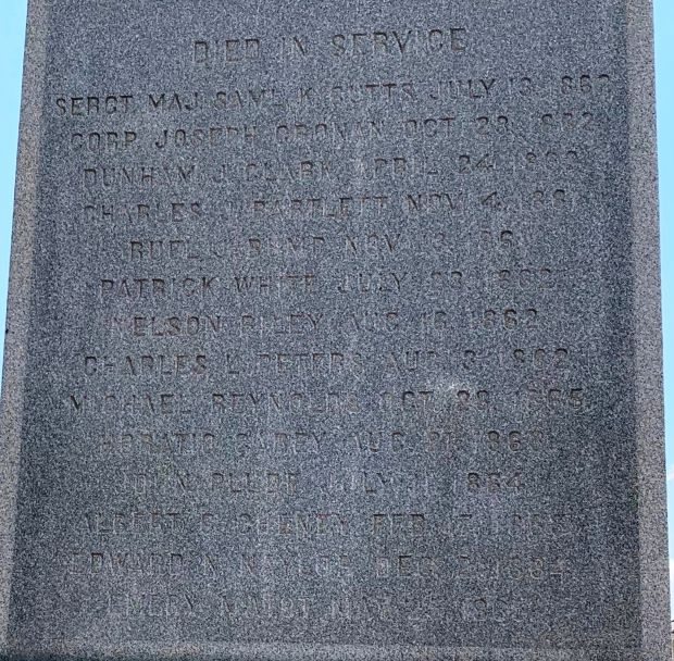 BRANDON CIVIL WAR MEMORIAL STONE C