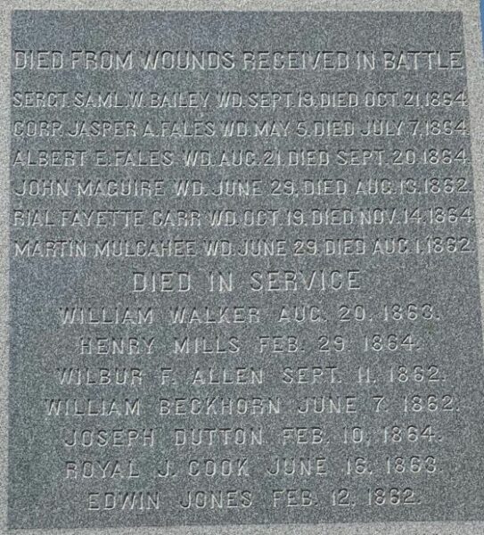 BRANDON CIVIL WAR MEMORIAL STONE B