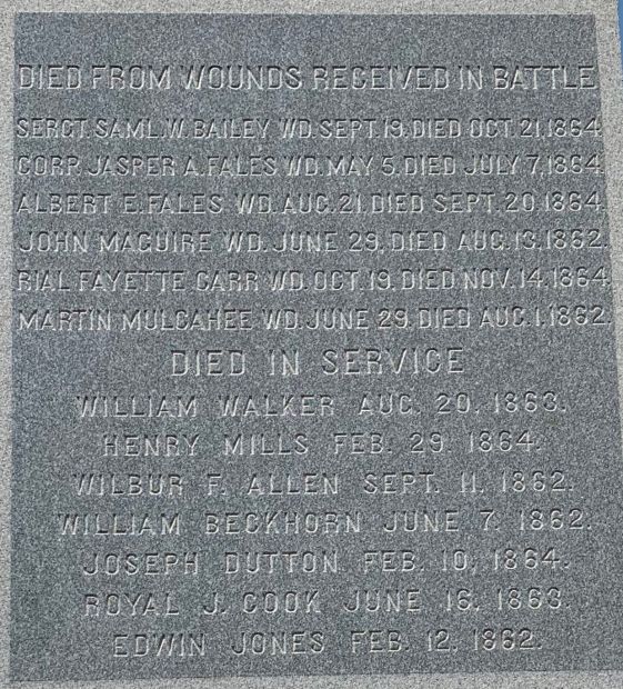 BRANDON CIVIL WAR MEMORIAL STONE B