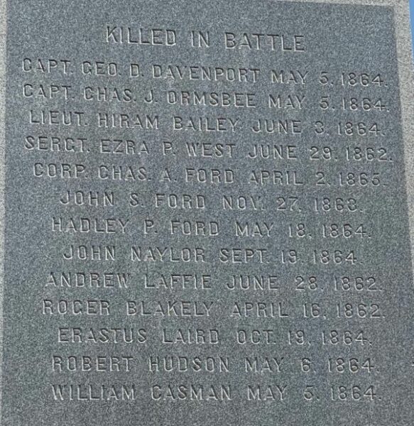 BRANDON CIVIL WAR MEMORIAL STONE A