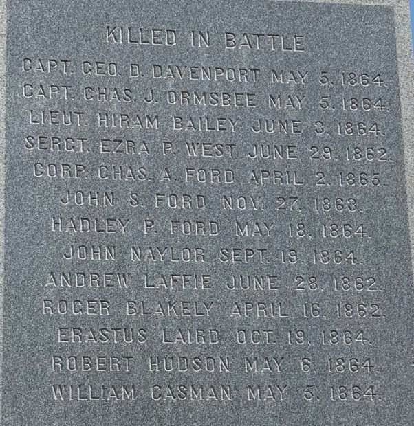 BRANDON CIVIL WAR MEMORIAL STONE A