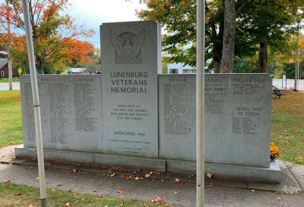 LUNENBURG VETERANS MEMORIAL BACK