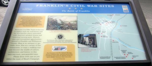 FRANKLIN’S CIVIL WAR SITES MEMORIAL PANEL