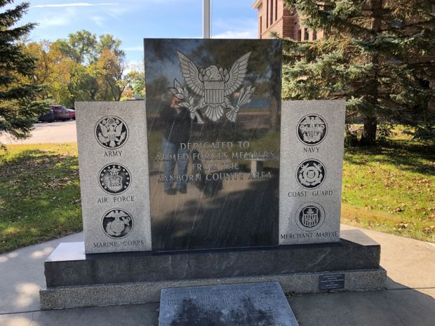 SANBORN COUNTY AREA VETERANS MEMORIAL DEDICATION STONE