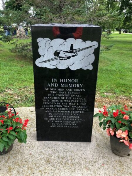 FREDERICK, SOUTH DAKOTA VETERANS MEMORIAL DEDICATION STONE