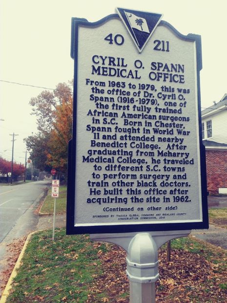 CYRIL O. SPANN MEMORIAL MARKER