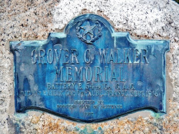 GROVER C. WALKER MEMORIAL PLAQUE