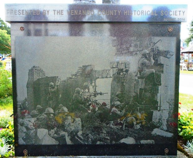 VENANGO COUNTY WORLD WAR I MEMORIAL PLAQUE D