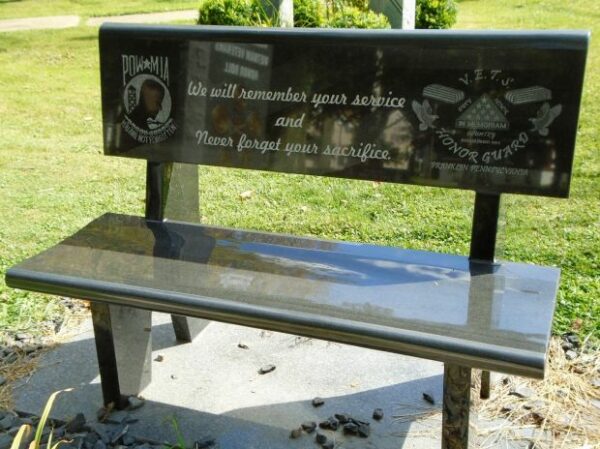 VENANGO COUNTY VIETNAM VETERANS HONOR ROLL MEMORIAL BENCH D