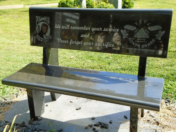 VENANGO COUNTY VIETNAM VETERANS HONOR ROLL MEMORIAL BENCH D