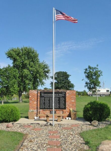 REMEMBRANCE WALL WISCONSIN VETERANS OF IRAQ WAR MEMORIAL