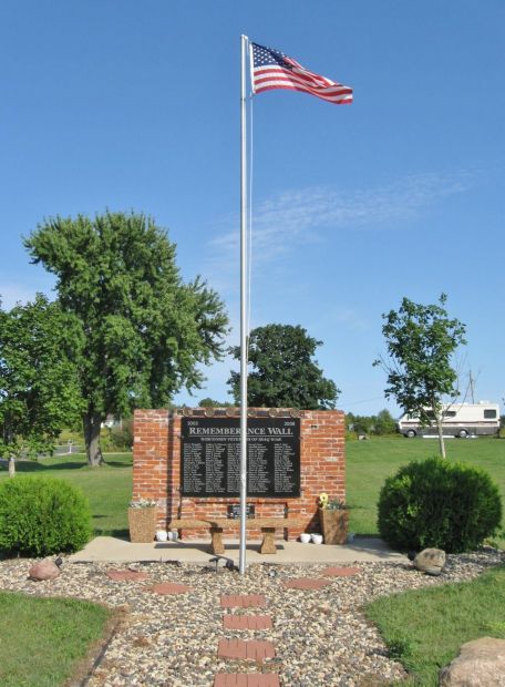 REMEMBRANCE WALL WISCONSIN VETERANS OF IRAQ WAR MEMORIAL
