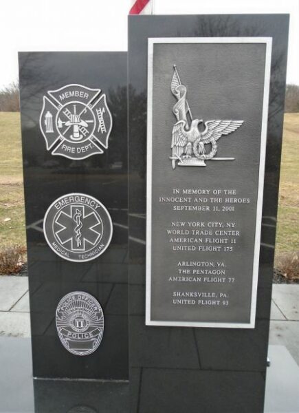 SCRANTON SEPTEMBER 11, 2001 WAR MEMORIAL PLAQUES C