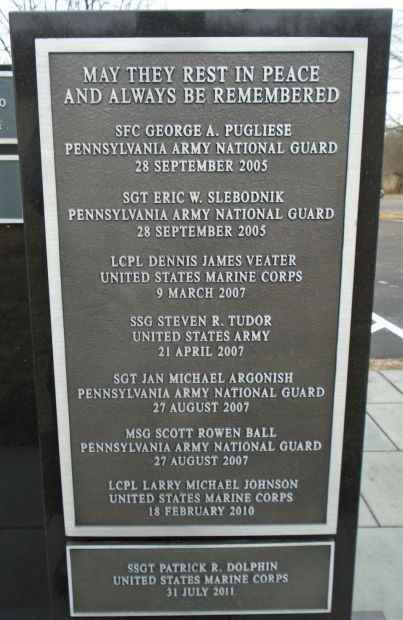 SCRANTON SEPTEMBER 11, 2001 WAR MEMORIAL PLAQUES B
