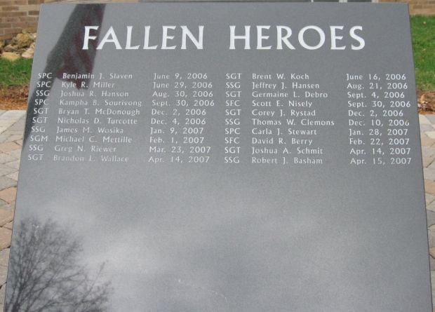 HENNEPIN COUNTY FALLEN HEROES MEMORIAL PLAQUE
