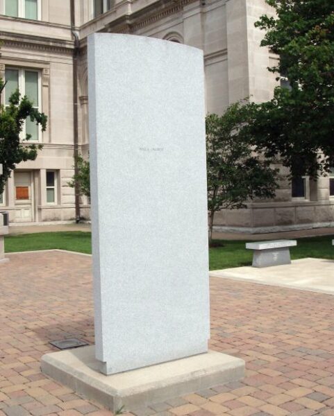VIGO COUNTY OPERATION IRAQI FREEDOM WAR MEMORIAL BACK