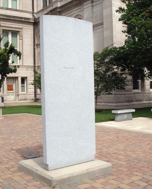 VIGO COUNTY OPERATION IRAQI FREEDOM WAR MEMORIAL BACK