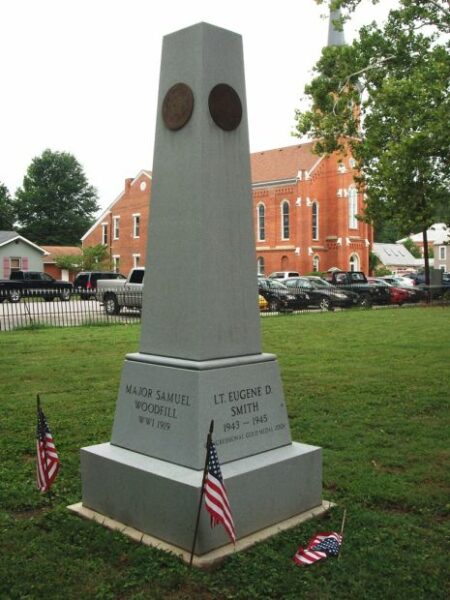 MAJOR SAMUEL WOODFILL AND LT. EUGENE D, SMITH WAR MEMORIAL
