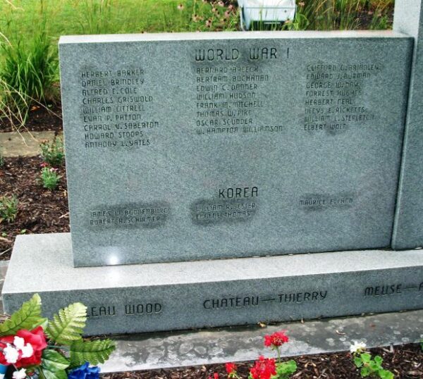 SWITZERLAND COUNTY POW MIA WAR MEMORIAL LEFT STONE