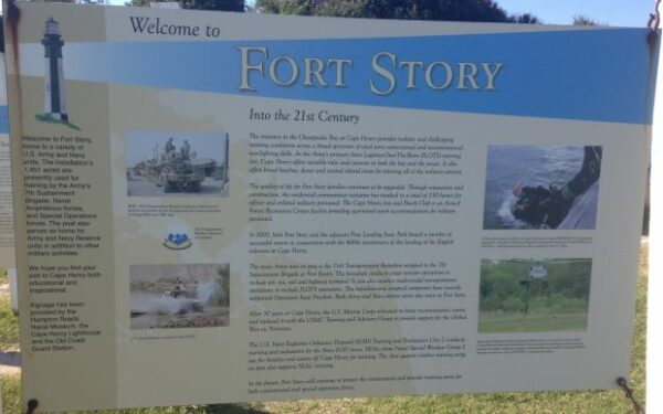 FORT STORY MEMORIAL PLAQUE F